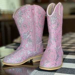 Pink infant cowgirl boots